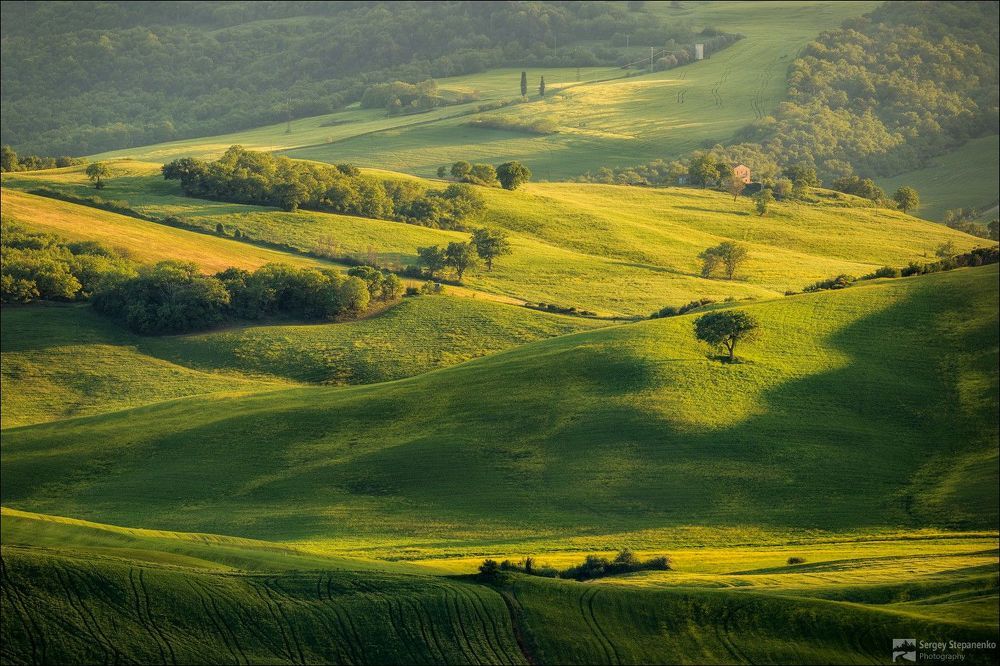 Val d&rsquo;Orcia from Pienza
