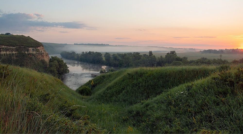 Рассвет на Красивой Мече.