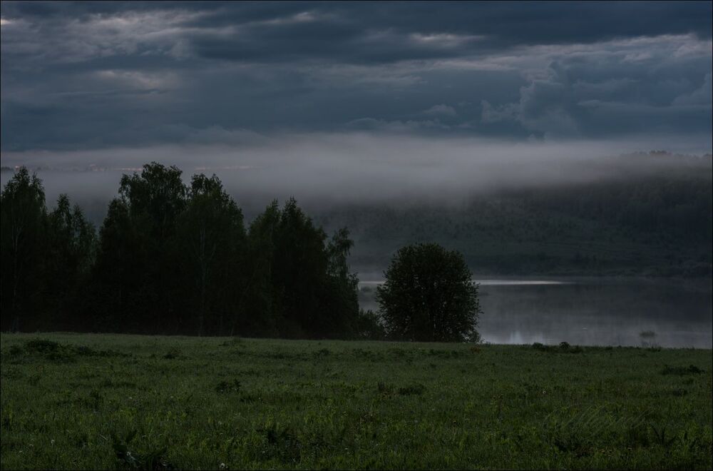 Туман в густых сумерках