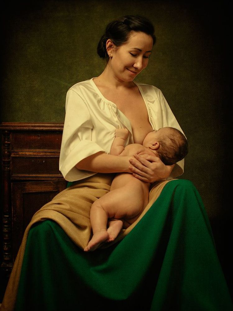 Портрет матери с ребенком