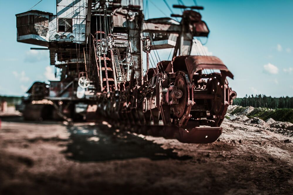 Old German tractor