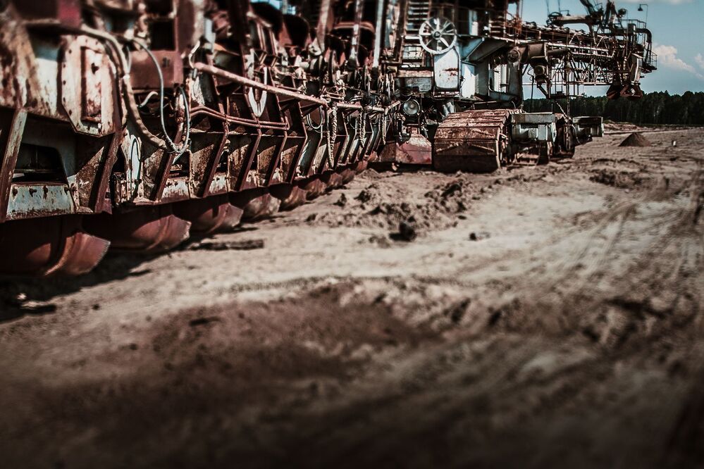 Old German tractor
