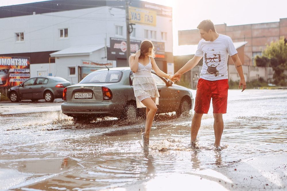 Мокрые и весёлые
