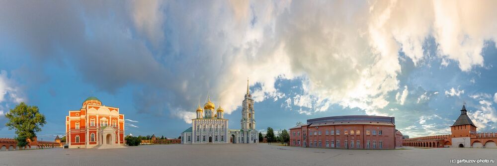 Тульский Кремль после грозы