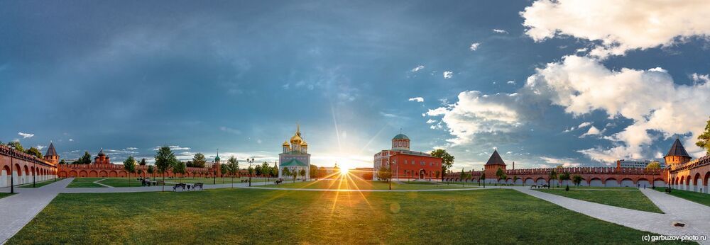 Тульский Кремль после грозы