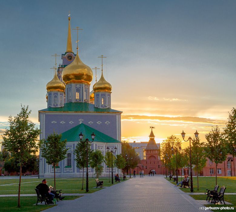 Тульский Кремль после грозы