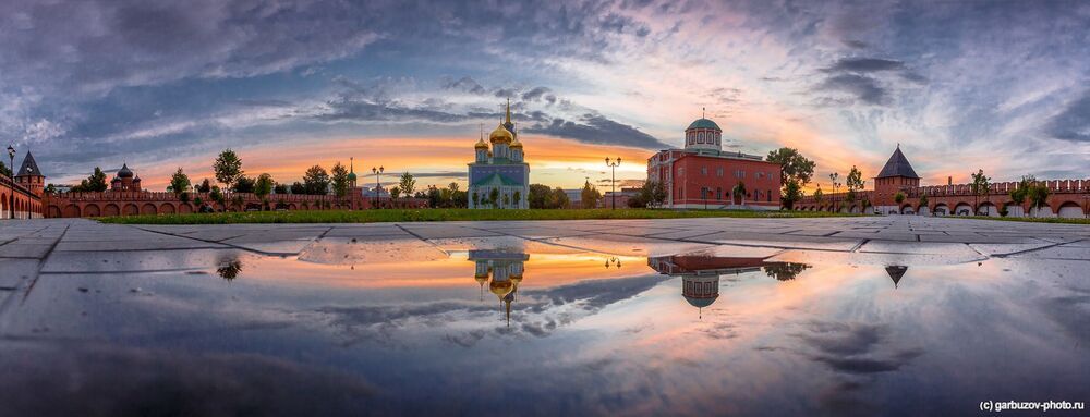 Тульский Кремль после грозы