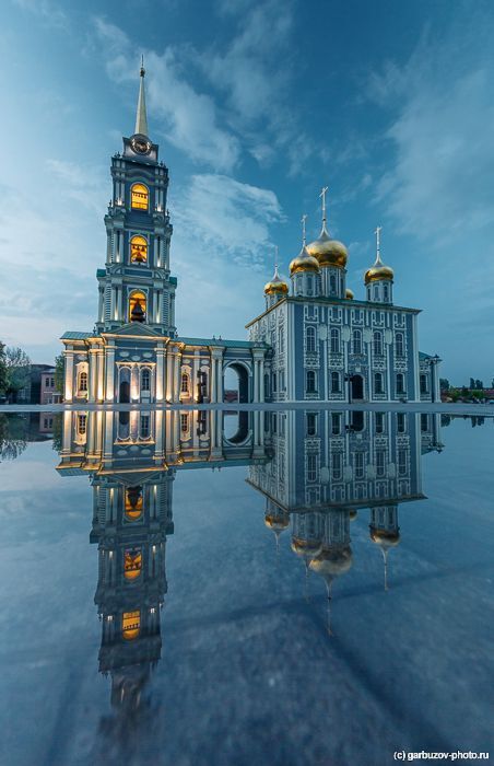 Тульский Кремль после грозы