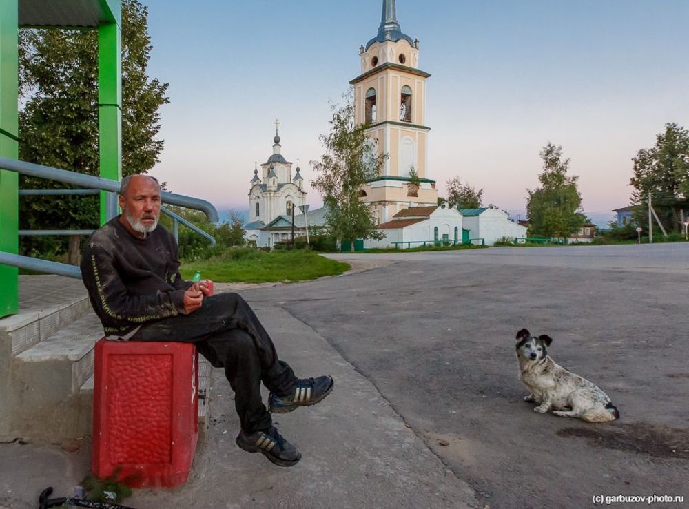 Прогулка по селу Крапивна