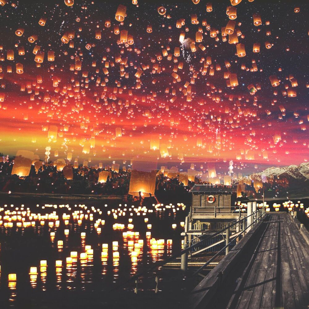 eah playing with thousand lights!