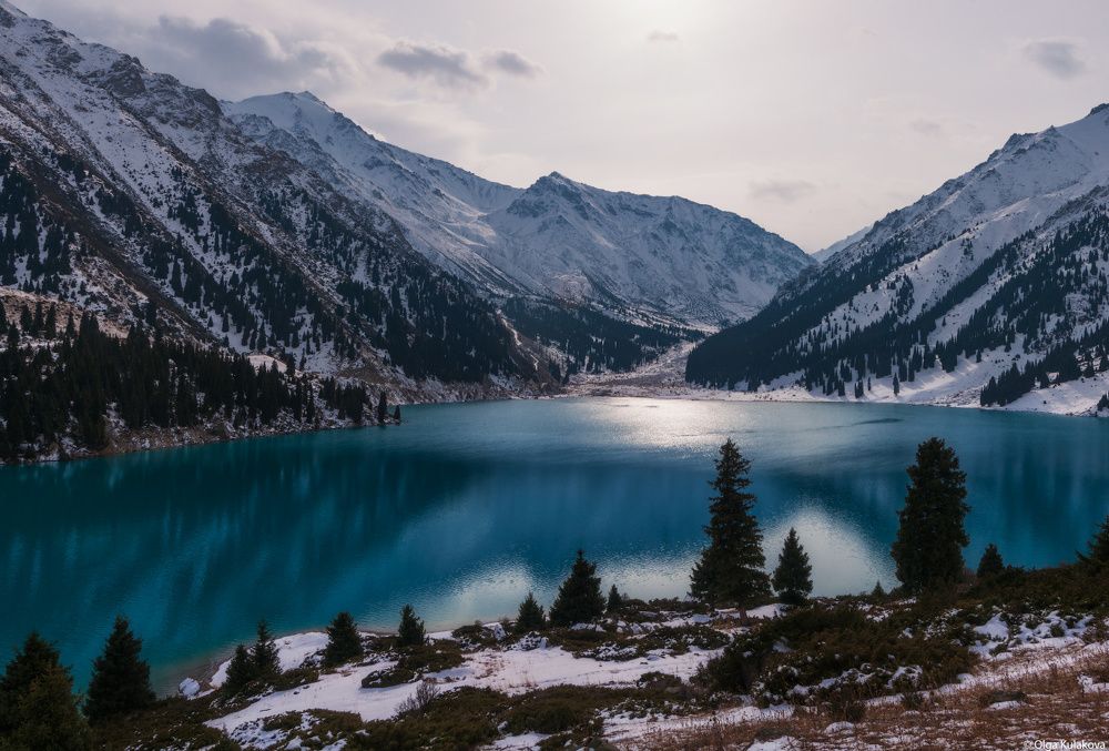 Осень на Большом Алматинском Озере