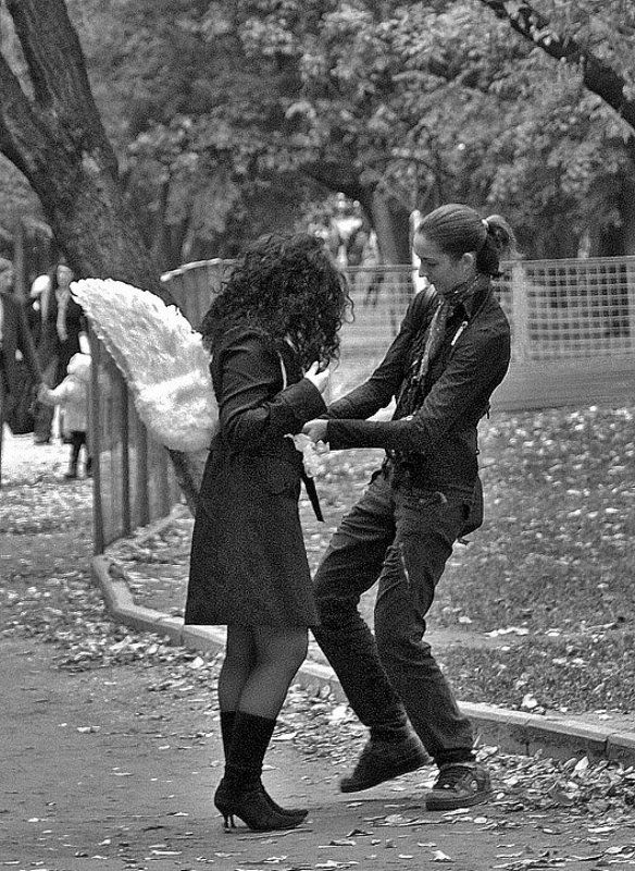 черно-белое, улица  фото превью