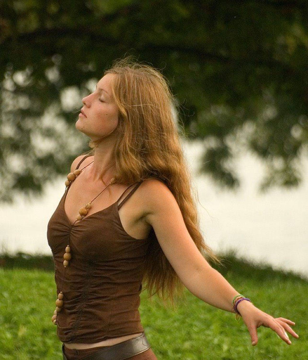 девушка, портрет, Racoon