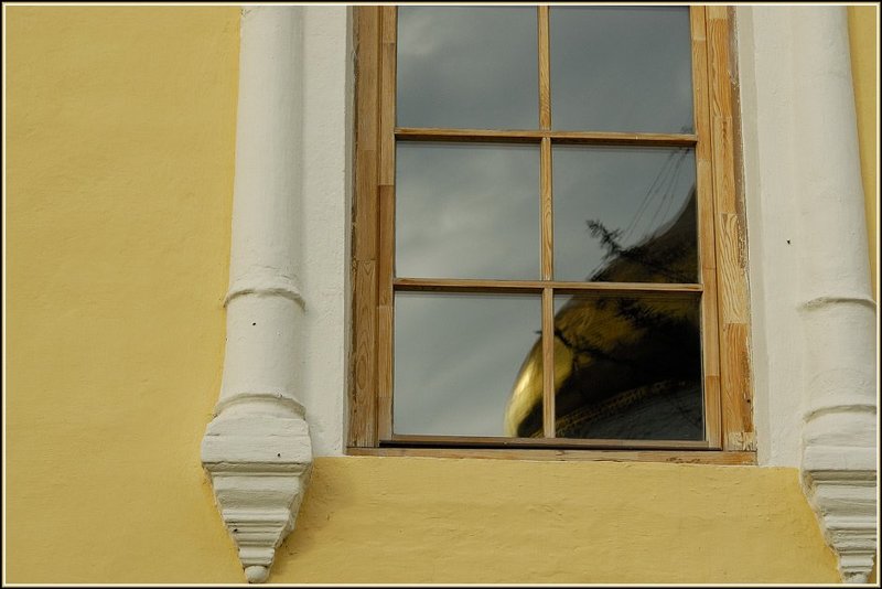 купол, церковь, храм, окно, отражение Рефлексия мыслей фото превью