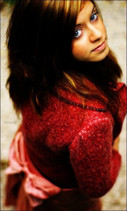 Портрет, девушка, Настя, бантик, sn0w .bow фото превью