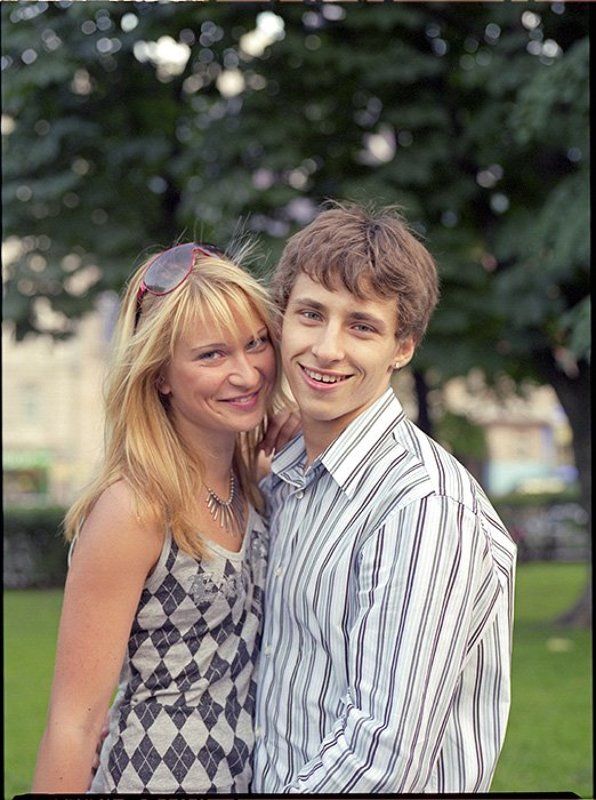 Mamiya 645 Pro, protusi, портрет, пара Twin фото превью