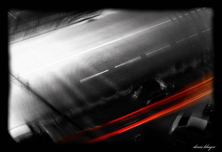 москва, ночь, дождь, движения, суета, Денис Клюев, Денис Клюев