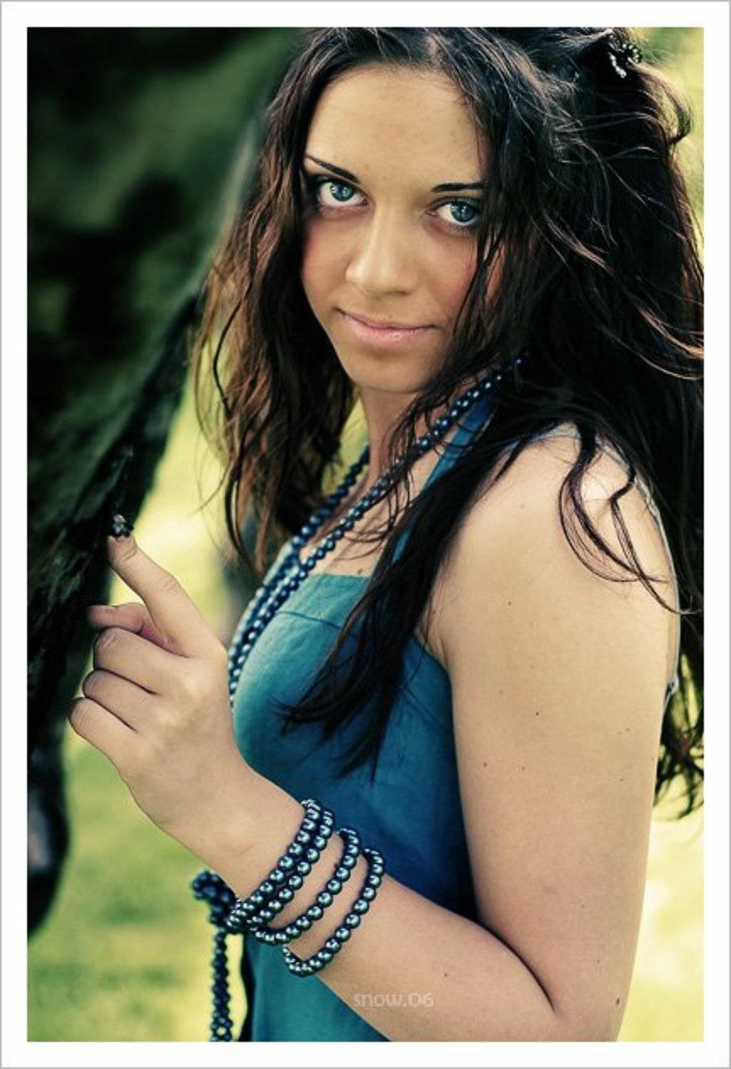 Настя, мечтательница, портрет, wild, rose, sn0w, Michael Eliseev