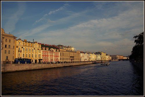 Питерская открытка. Фонтанка.