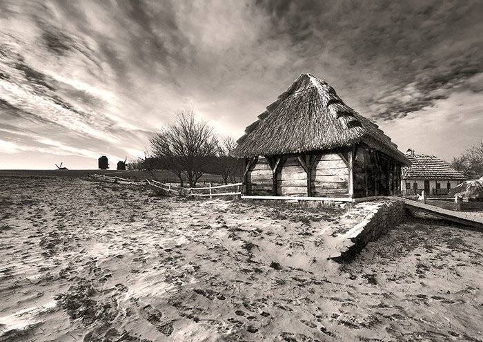 март, весна, пейзаж, Марк Пономаренко