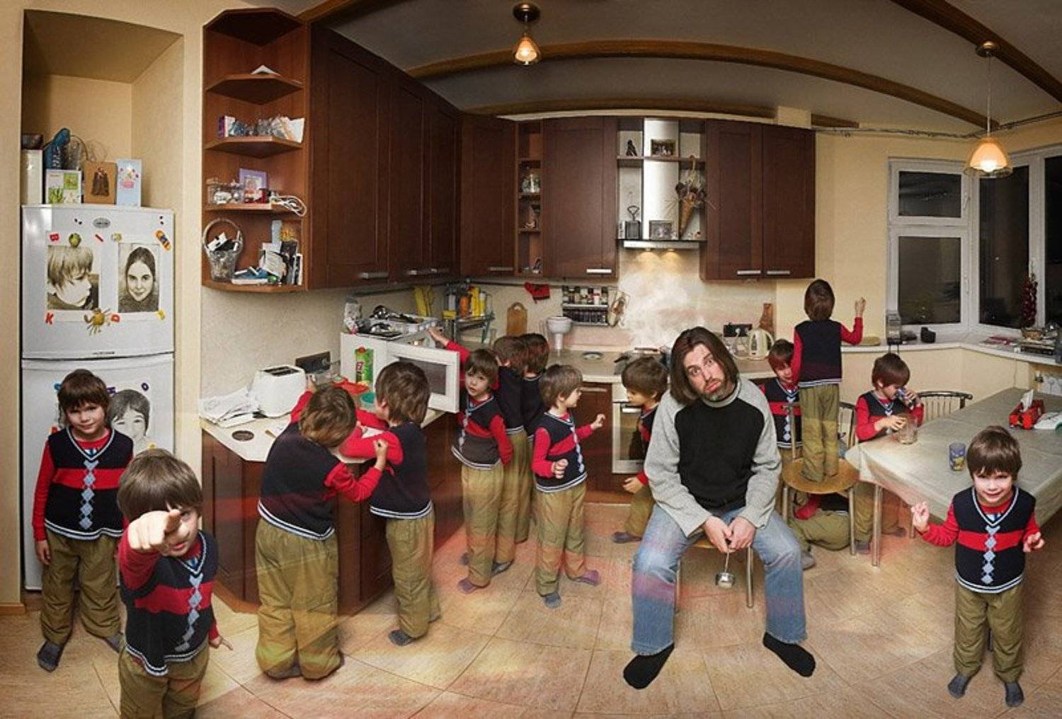 Никита, автопортрет, кухня, много-много, Podakuni