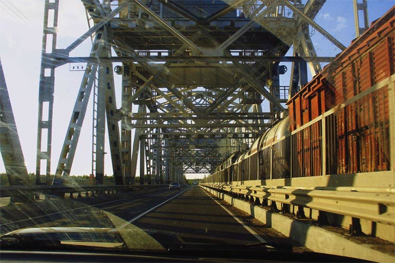 2006, свирь, мост, поезд, цвет, цифра, конструкция, мост, свет, тень, Todublin