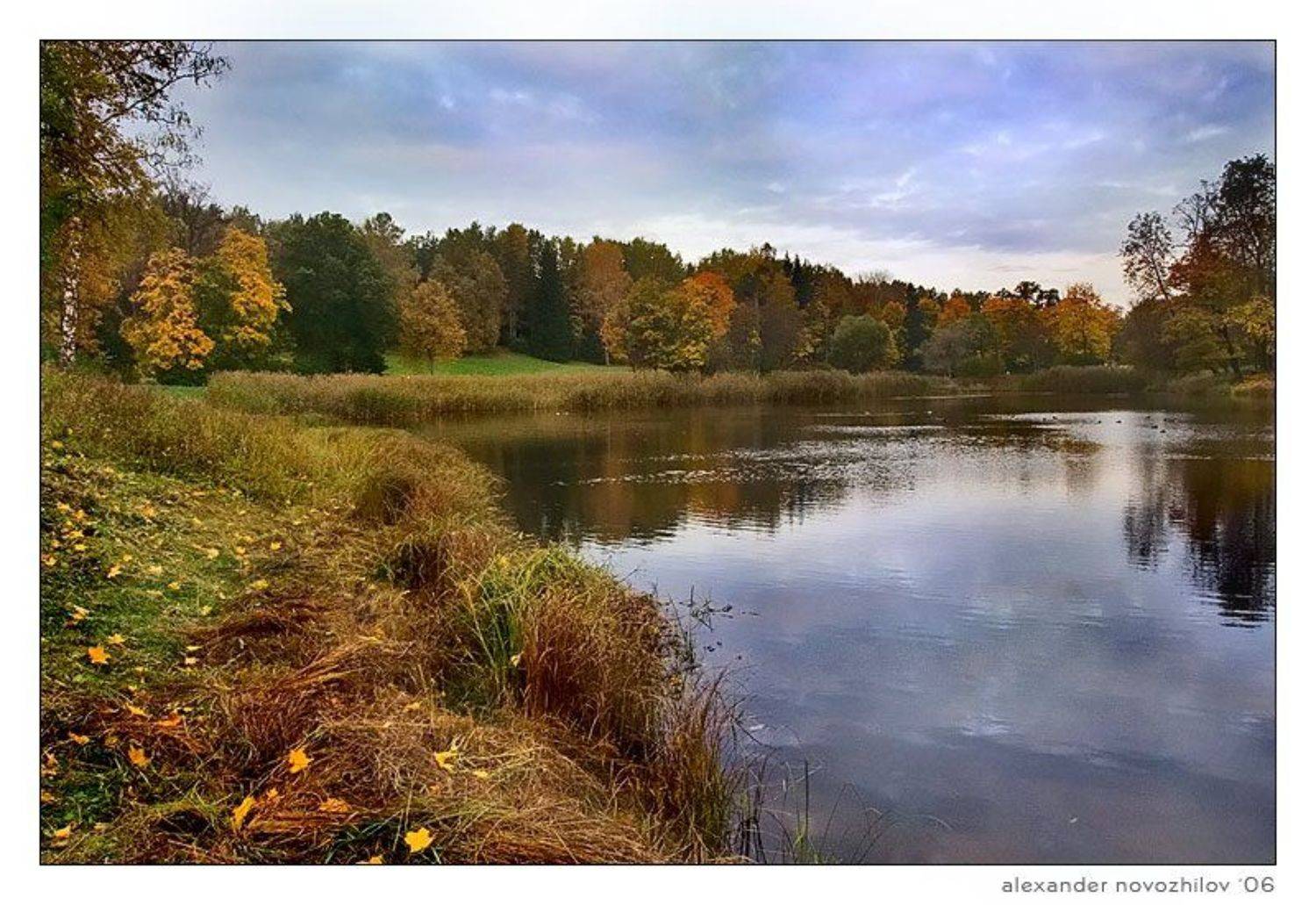дышать, пейзаж, Павловск, осень, вода, Zerkalka