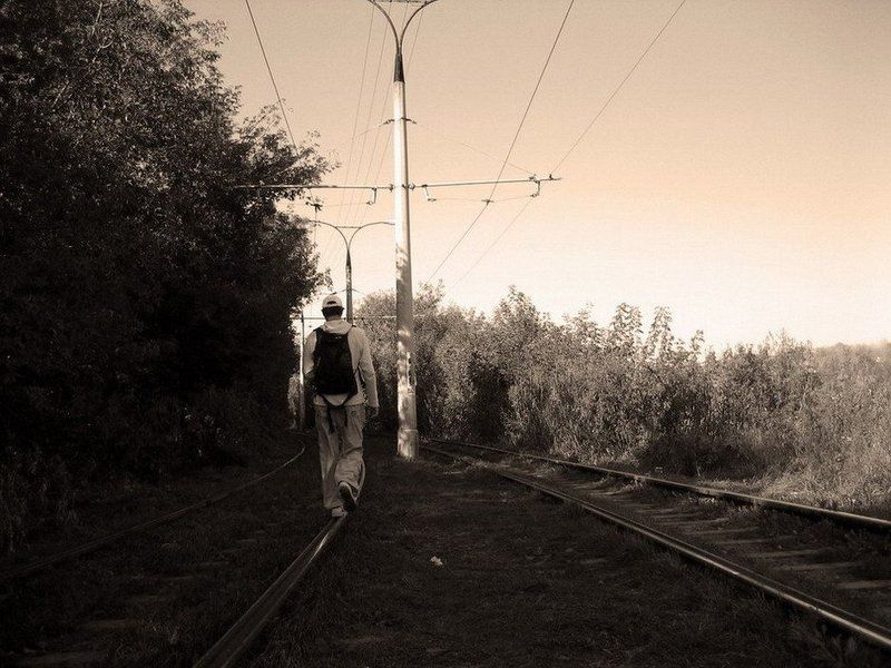 рельсы по рельсам фото превью