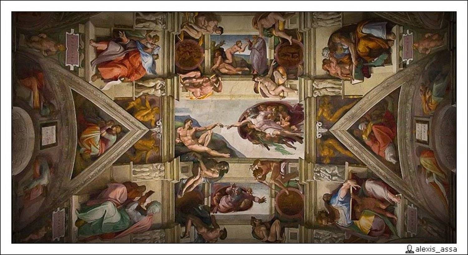Италия, сикстинская, капелла, ватикан, Микеланджело, Alexis Assa