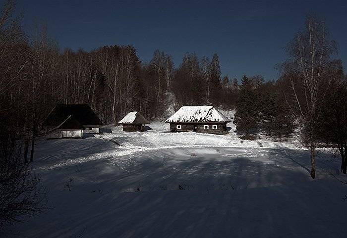 вечер, хутор, деревня, Марк Пономаренко