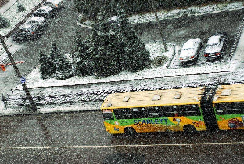 фото, москва, вид из окна, снег, метель, Денис Клюев, Денис Клюев