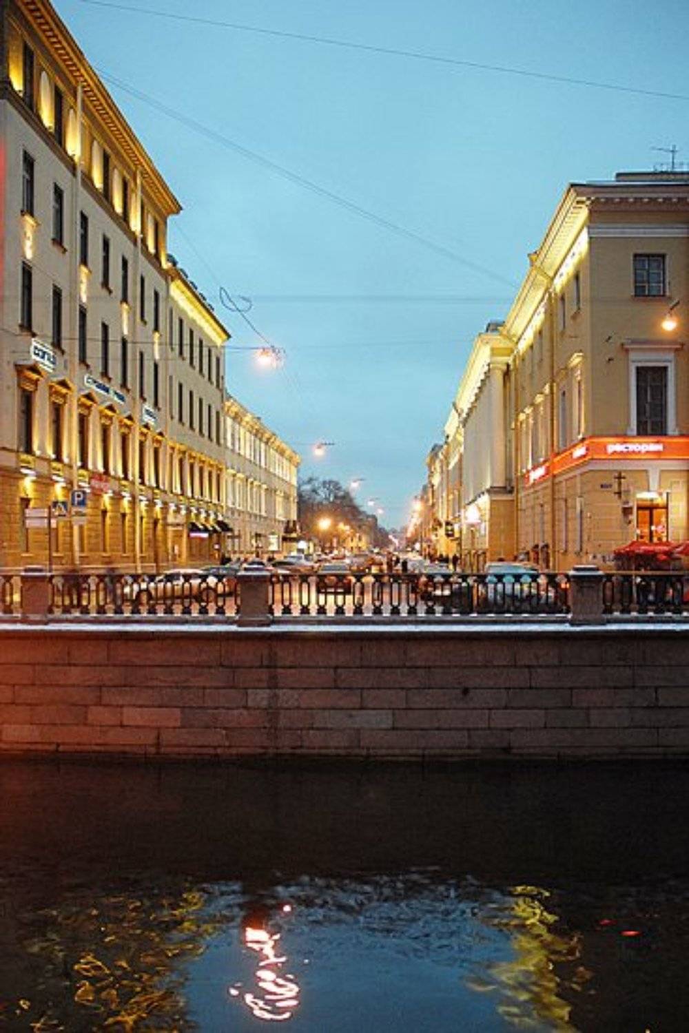 город, вечер, Вячеслав Архипов