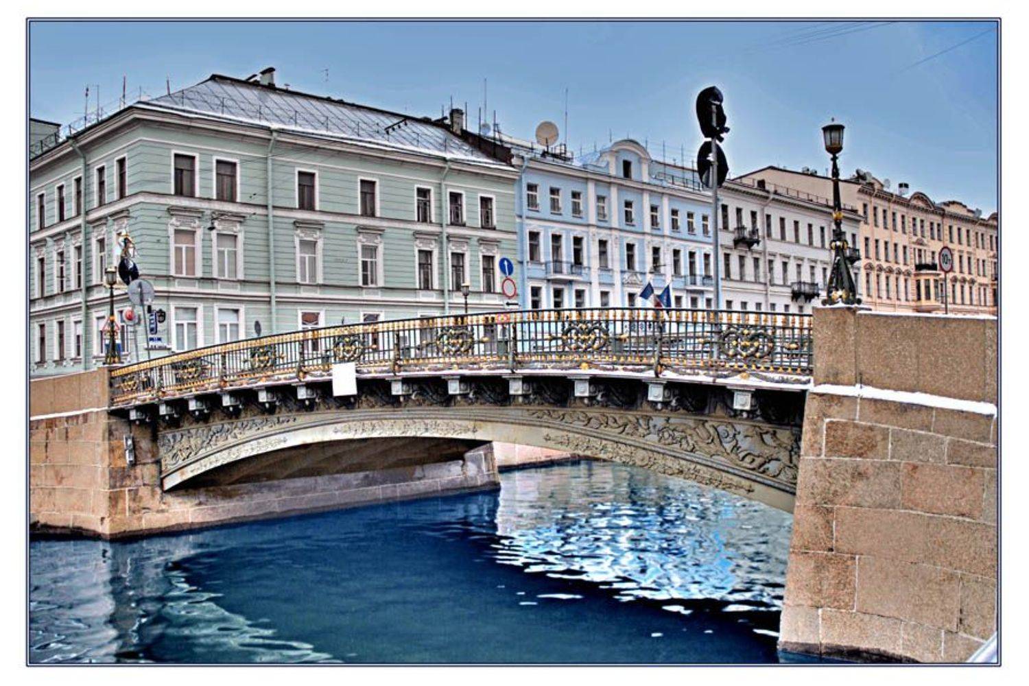 город, мост, Петербург, Мойка, река, Вячеслав Архипов