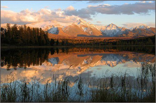 Закат на озере Киделю