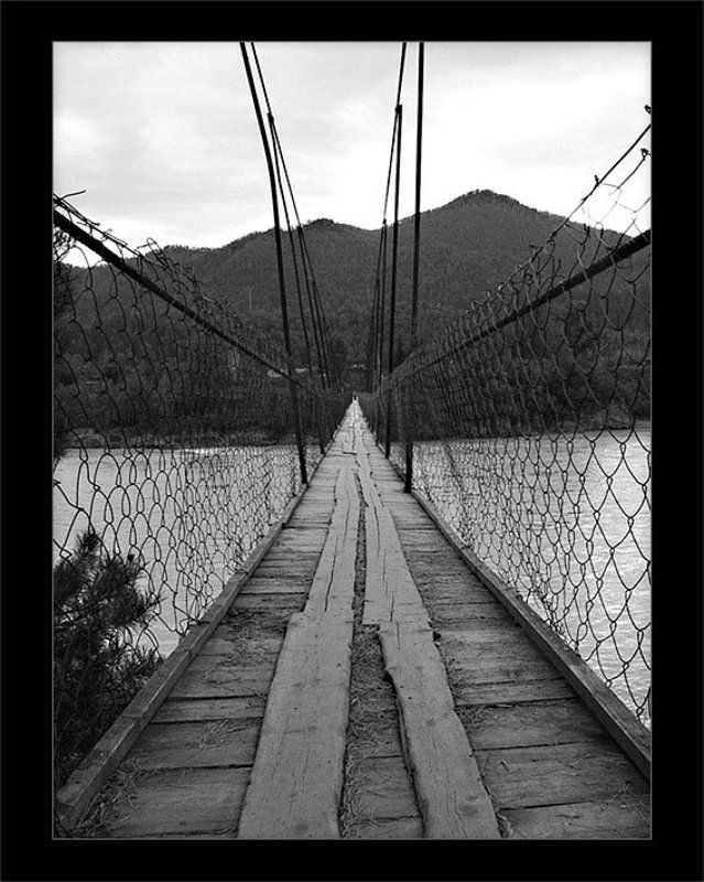 Алтай Подвесной мост фото превью