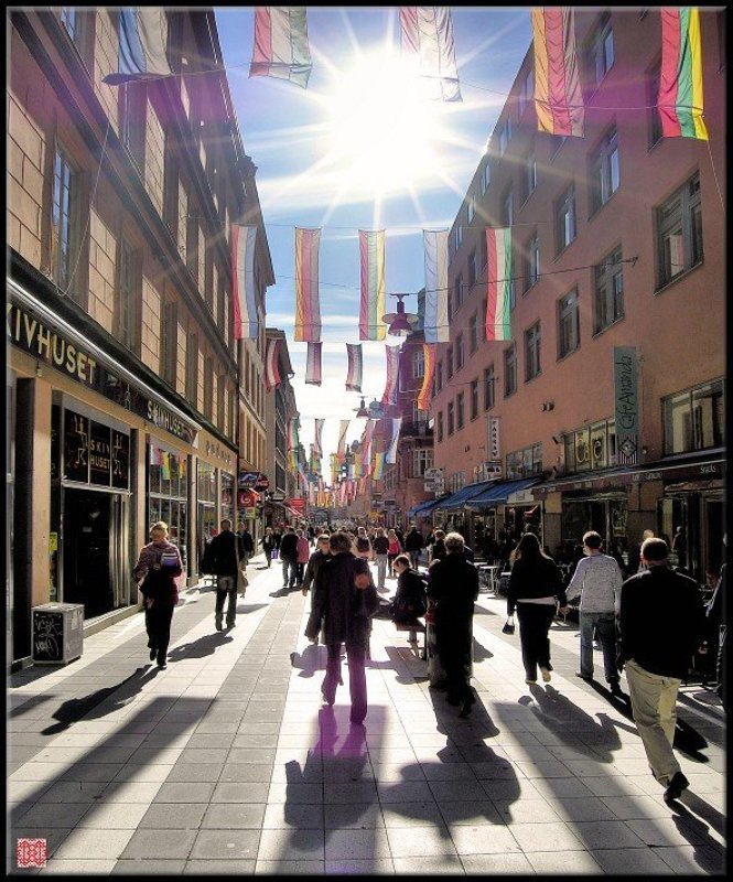 Швеция, Стокгольм, Улоф Пальме Улица Улофа Пальме фото превью