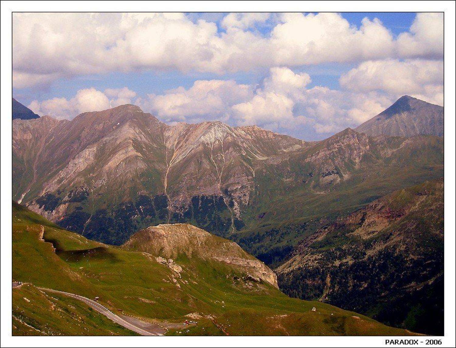 горы,облака,Австрия,Гросклокнер,альпинист,водопад, PARADOX