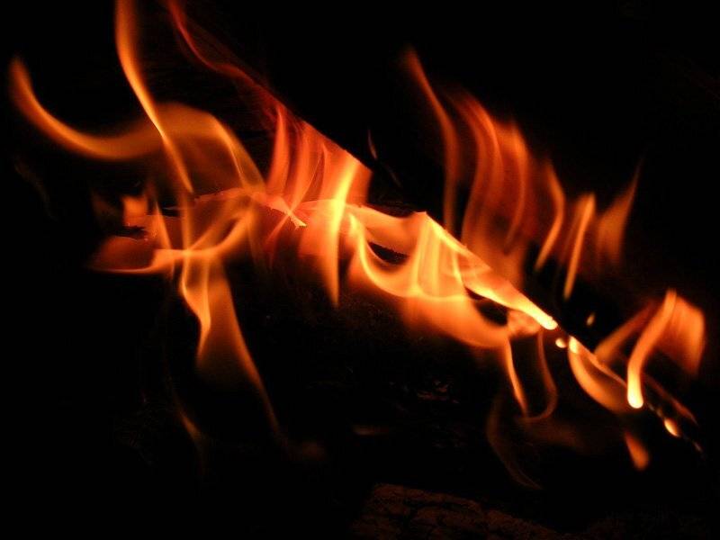 огонь, пламя, ночь, senjor