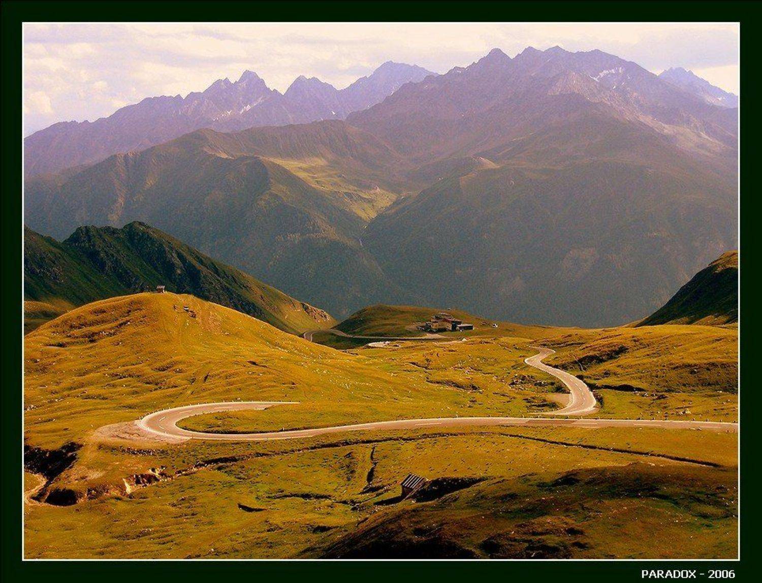 горы,дороги,Альпы,Гросглокнер,вершина,высота, PARADOX