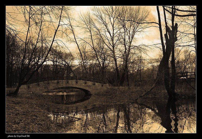 мост, парк, Екатерингофка Тишина фото превью