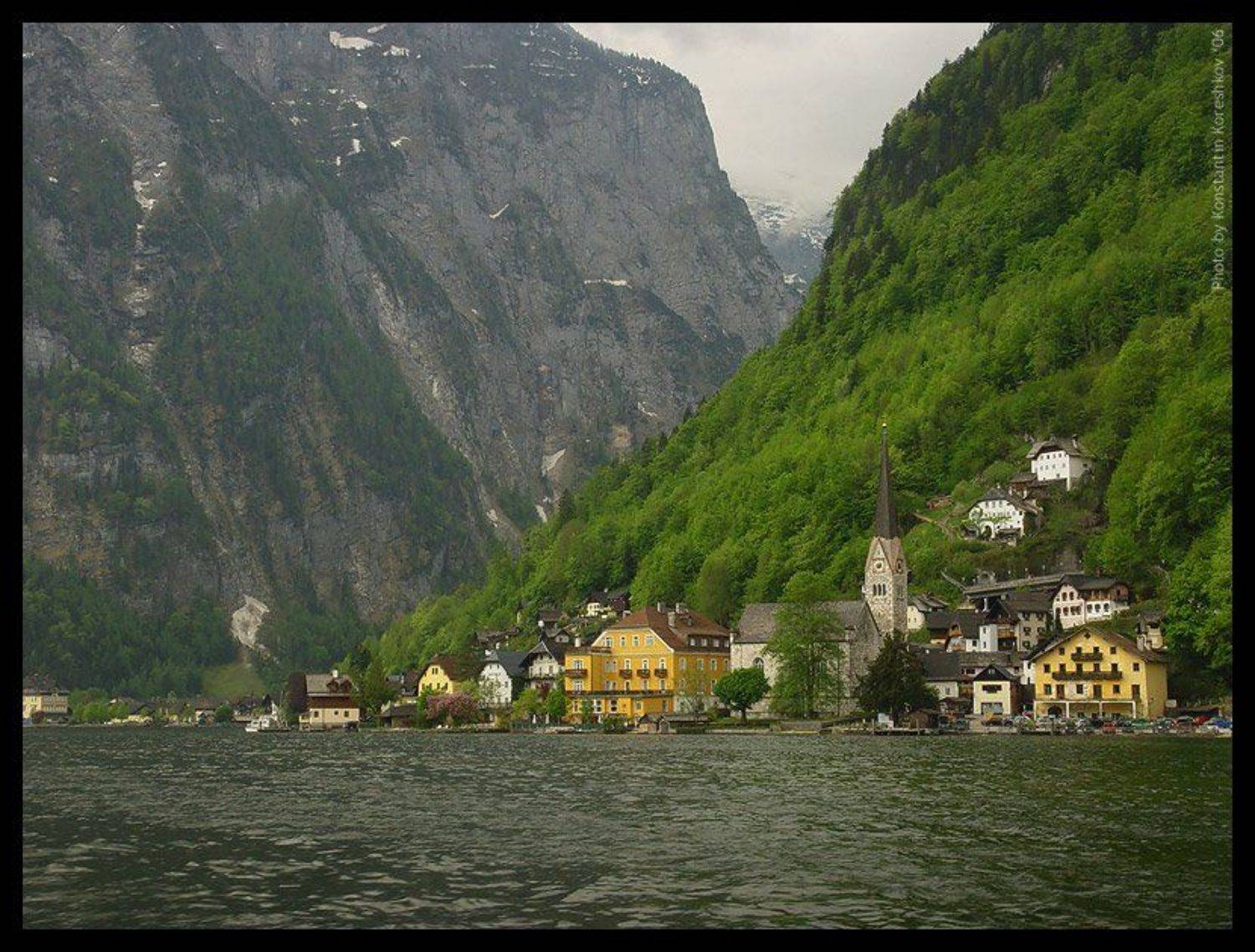 Австрия, Хальштатт, Гальштат, Austria, Hallstatt, Salzkammergut, Hallstattersee, озеро, горы, Зальцкаммергут, Salzberg, сказка, Кельты, Дахштайн, Константин Корешков
