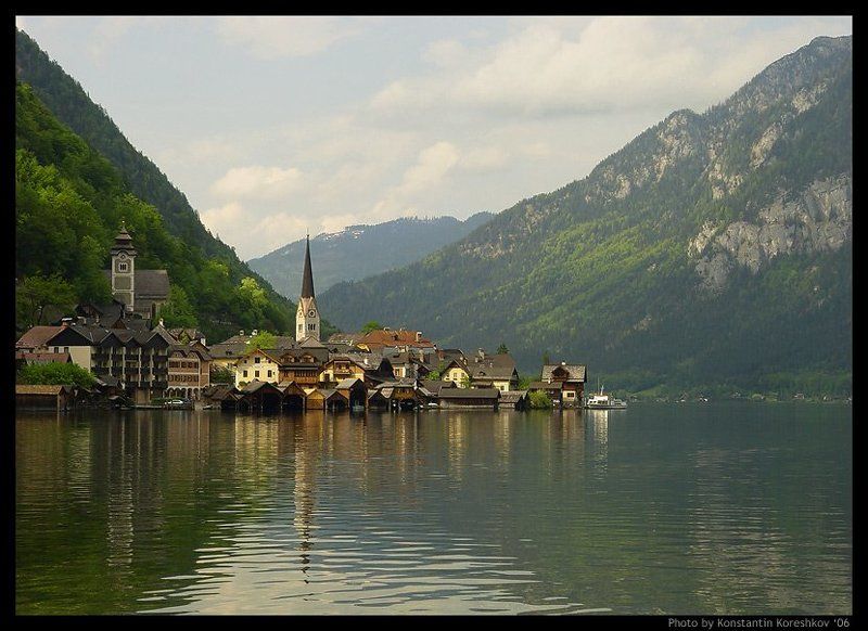 Австрия, Хальштатт, Гальштат, Austria, Hallstatt, Salzkammergut, Hallstattersee, озеро, горы, Зальцкаммергут, Salzberg, сказка, Кельты, Дахштайн Австрийская сказка (Хальштатт) фото превью