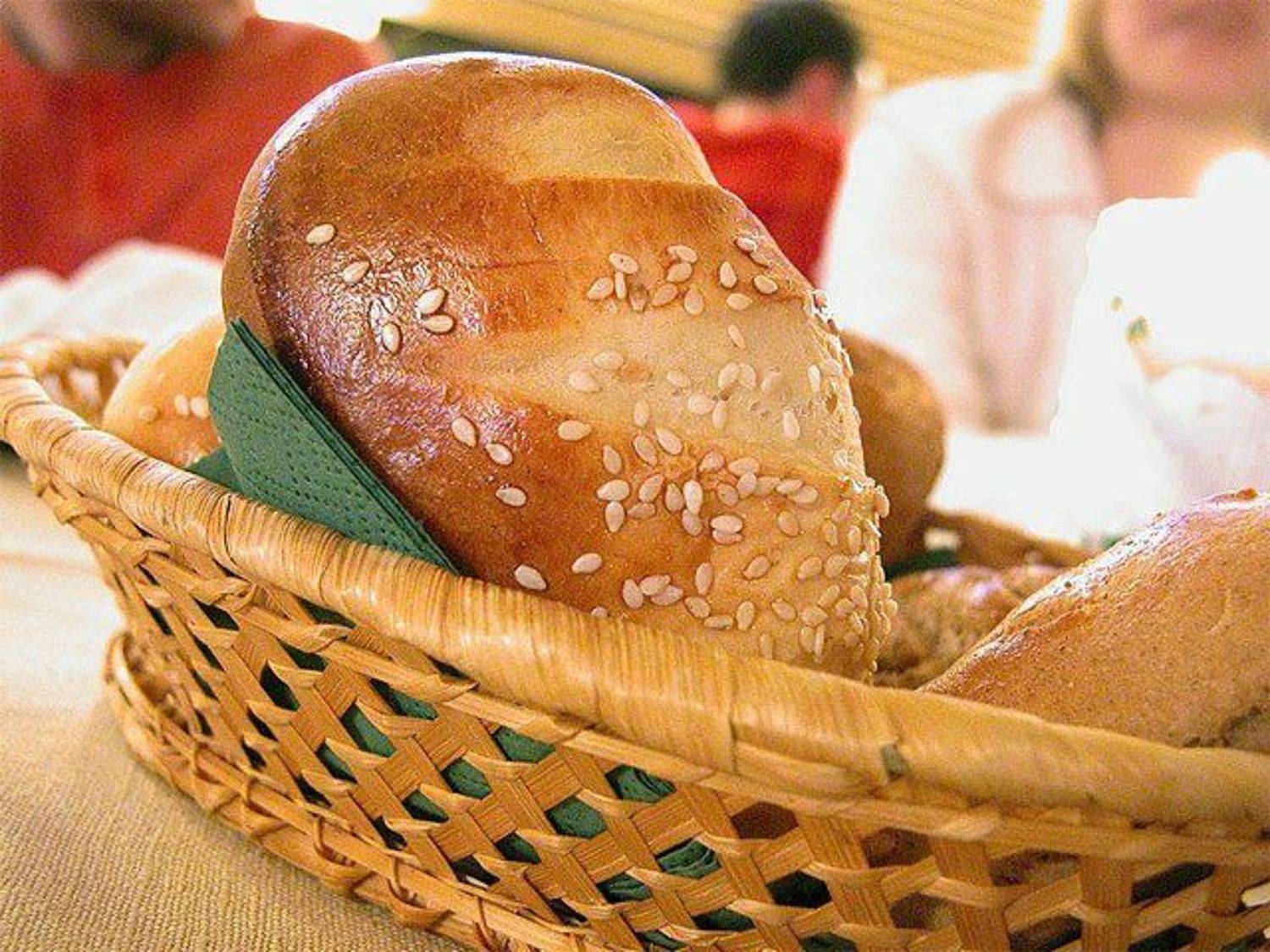 булочка, кунжут, espion