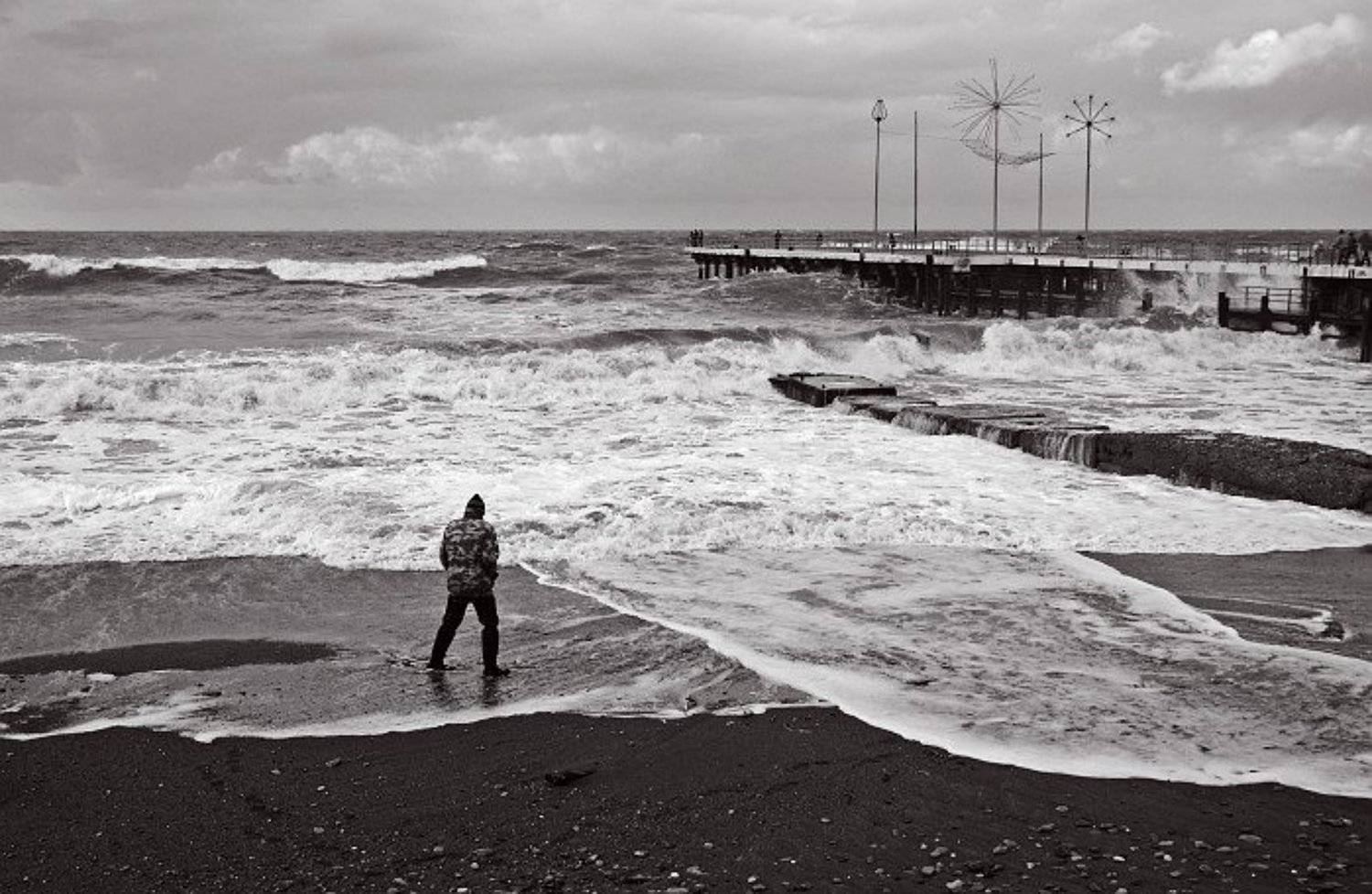 осень, море, шторм,, Kaiser Sozo