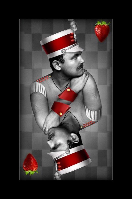 клубника, смородина La carte noire (или \