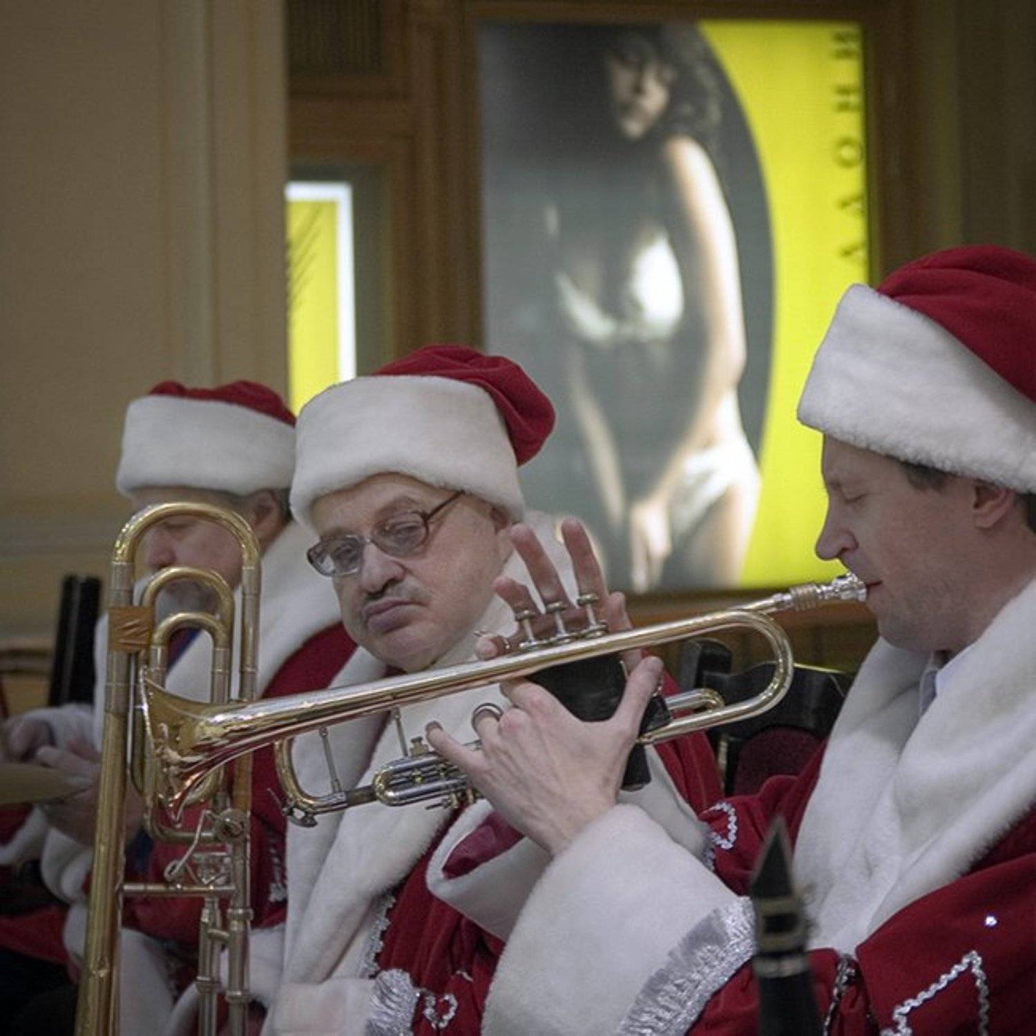 гум, дед мороз, новый год, музыка, mju