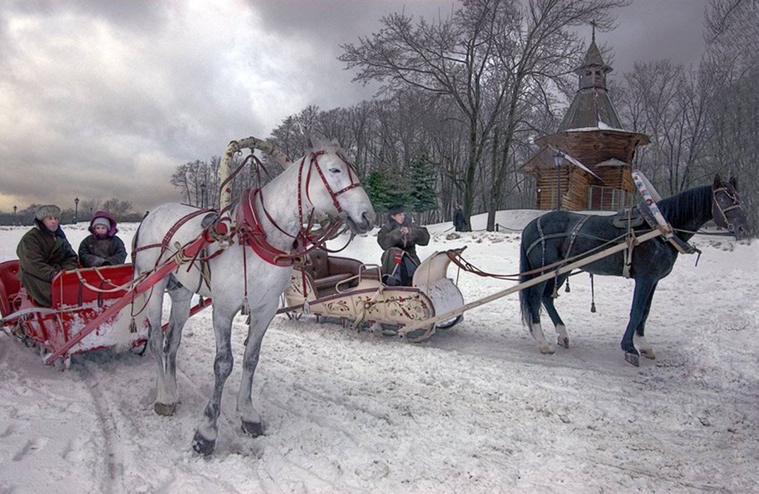 коломенское, зима, ямщик, возница, mju, mju