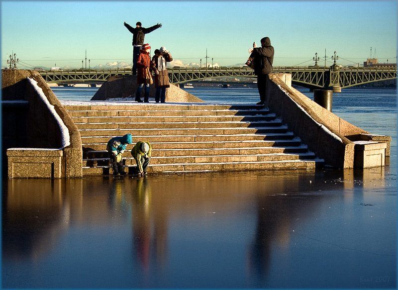 питер, петербург, нева, петропавловка Позитивная... фото превью