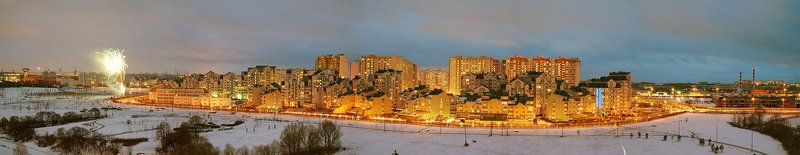 Новый год, Митино, панорама Новый год фото превью