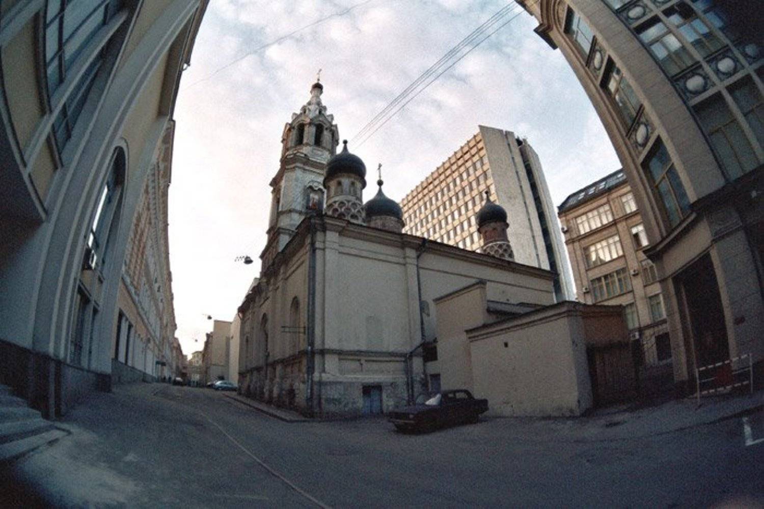 Москва, рыбий глаз, blyum